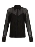 LIU JO tulle shirt - Black