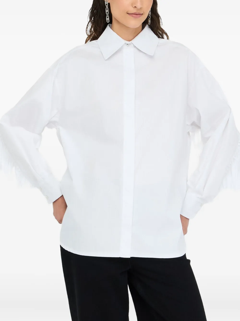 LIU JO Popeline blouse Wit