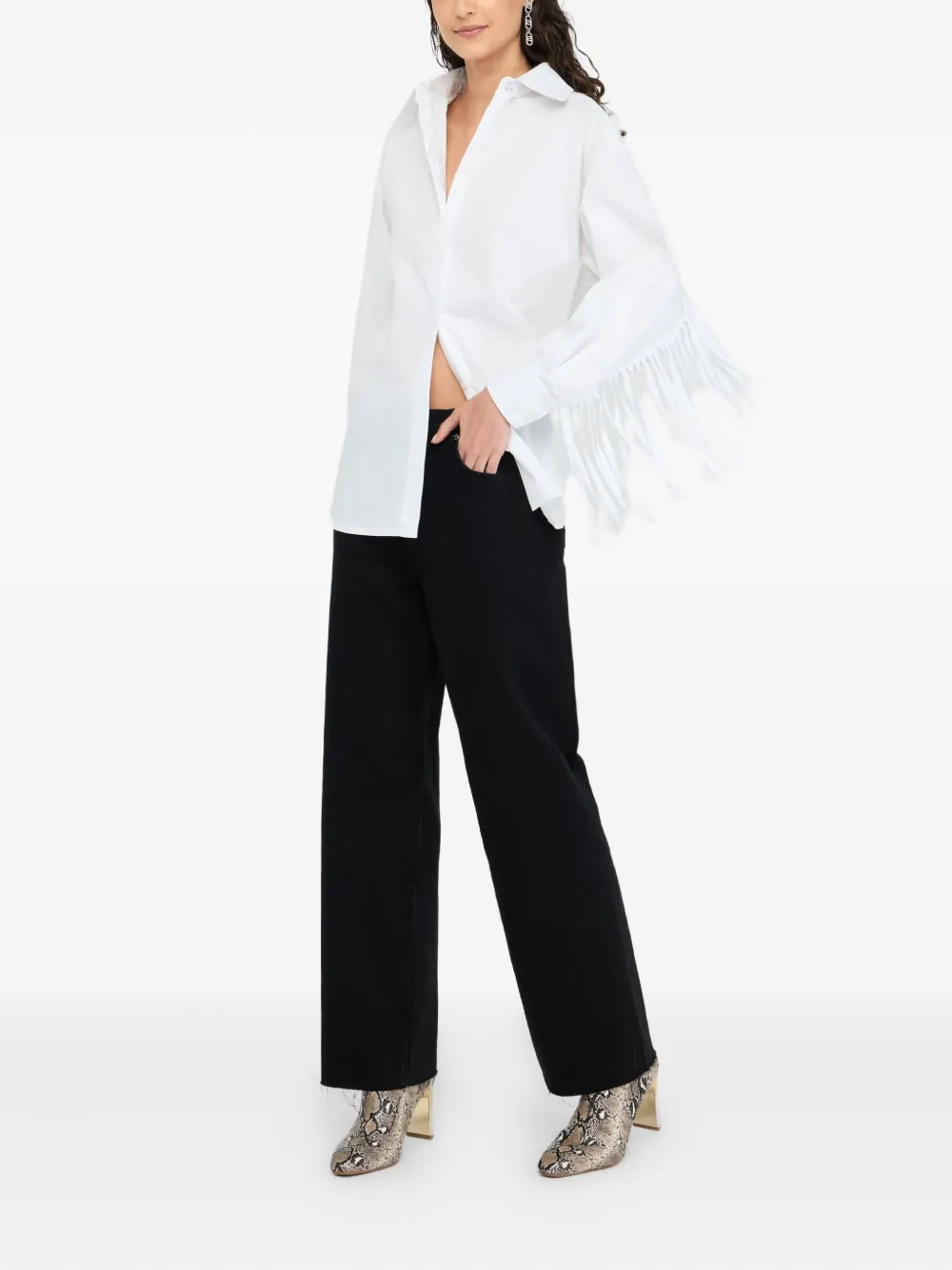 LIU JO Popeline blouse Wit