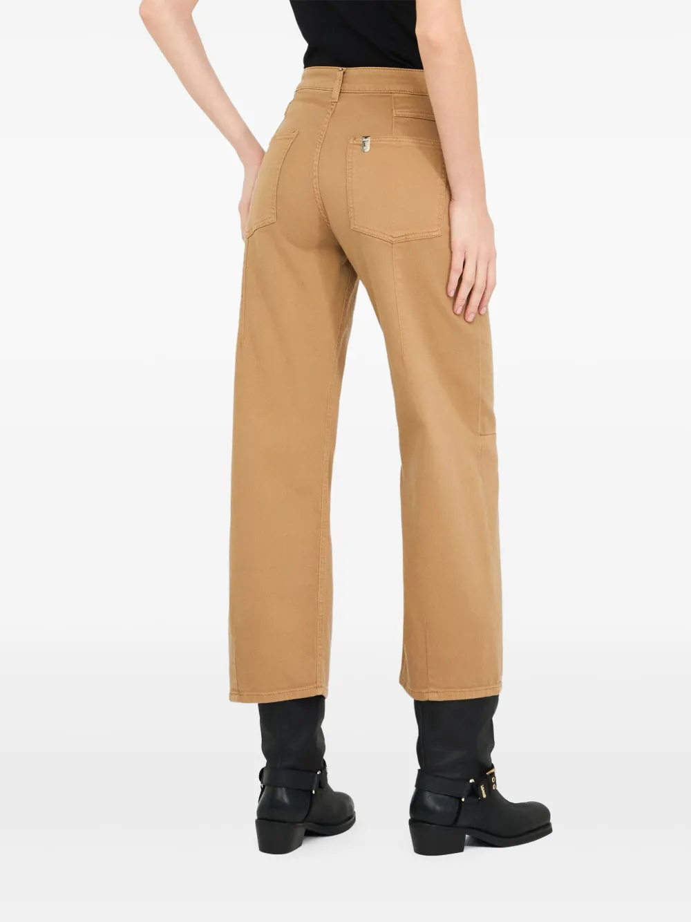 Liu •jo コットンパンツ In Brown
