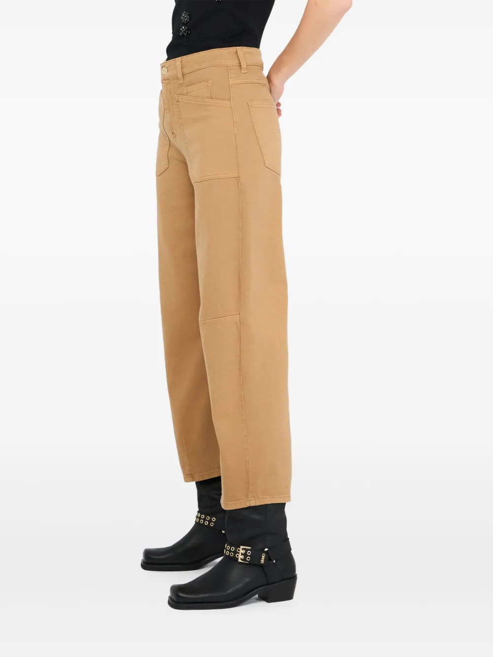 Liu •jo コットンパンツ In Brown