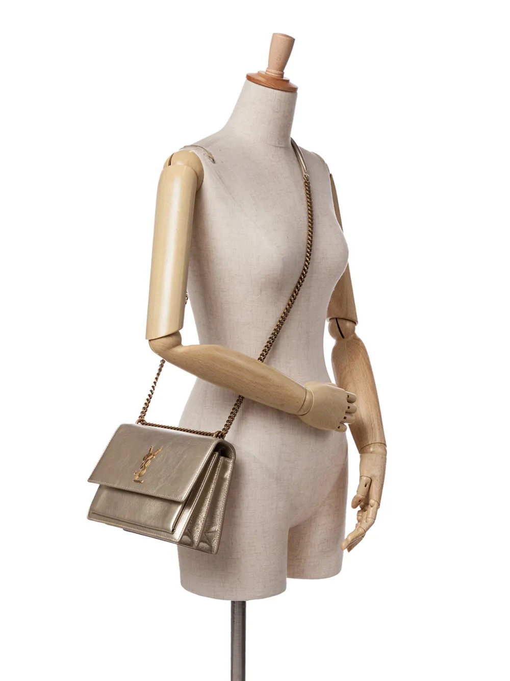 Saint Laurent Pre-Owned Borsa a tracolla Sunset media in pelle di vitello liscia 2017 | Pre-owned | Image 2