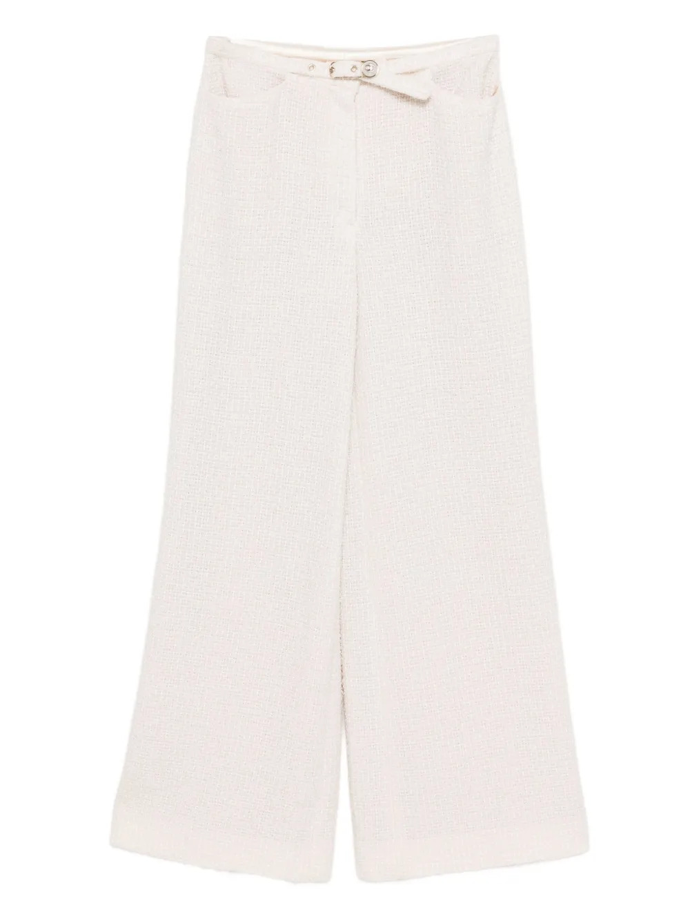 CHANEL Pre-Owned tweed trousers | Neutrals | Image 1