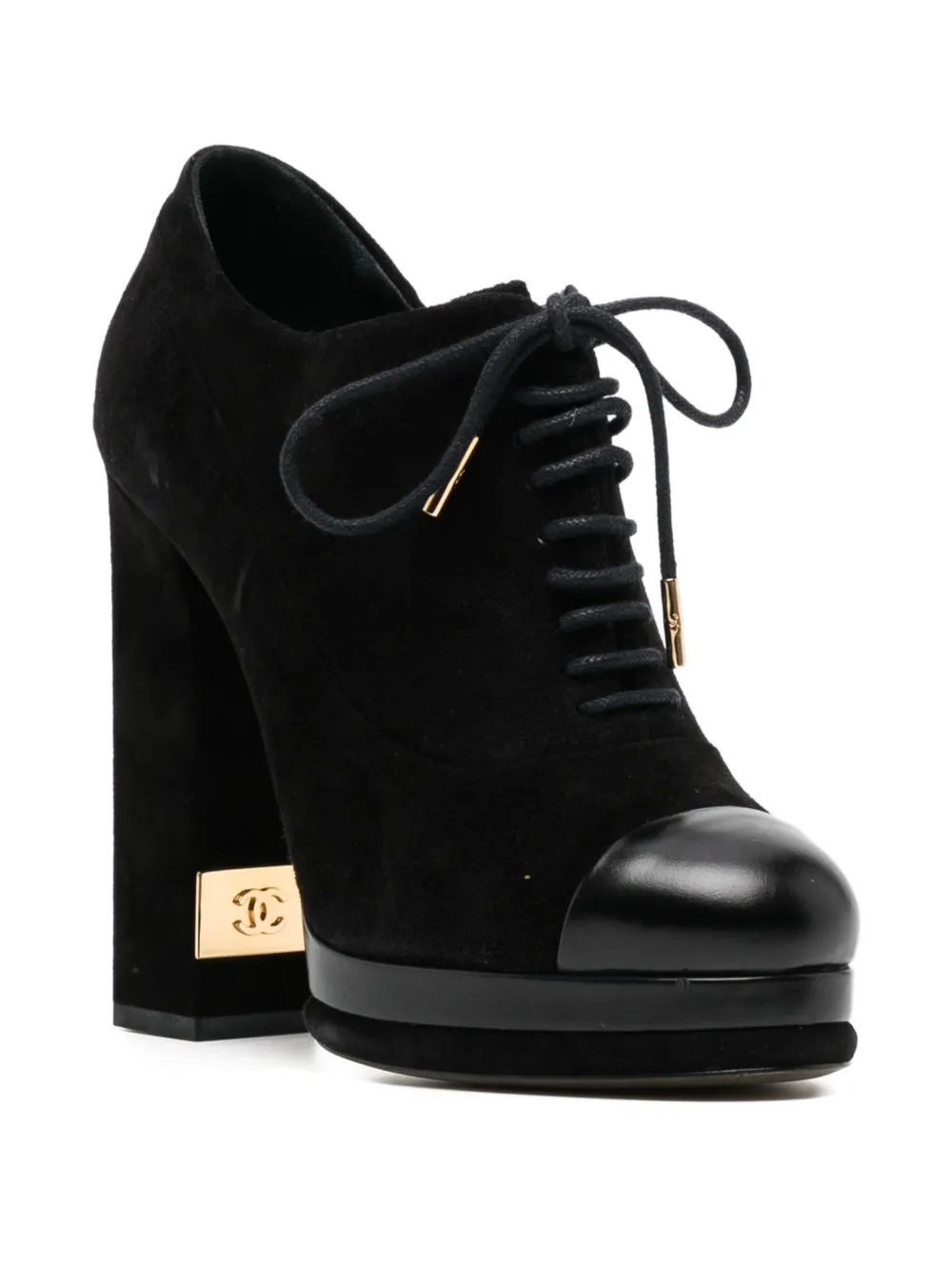 CHANEL Pre-Owned 120mm booties - Zwart
