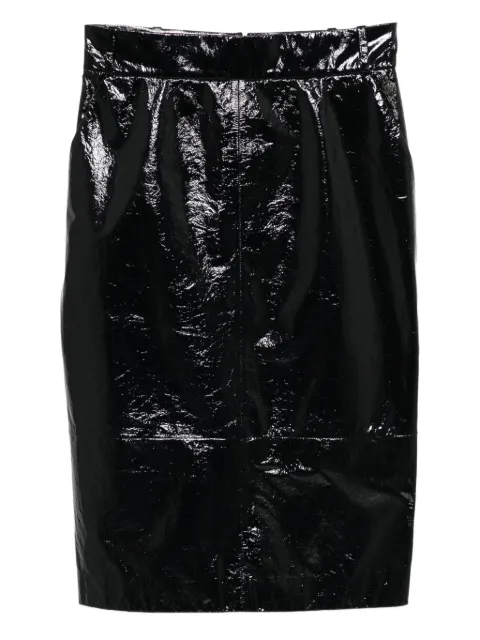 CHANEL Pre-Owned leather skirt