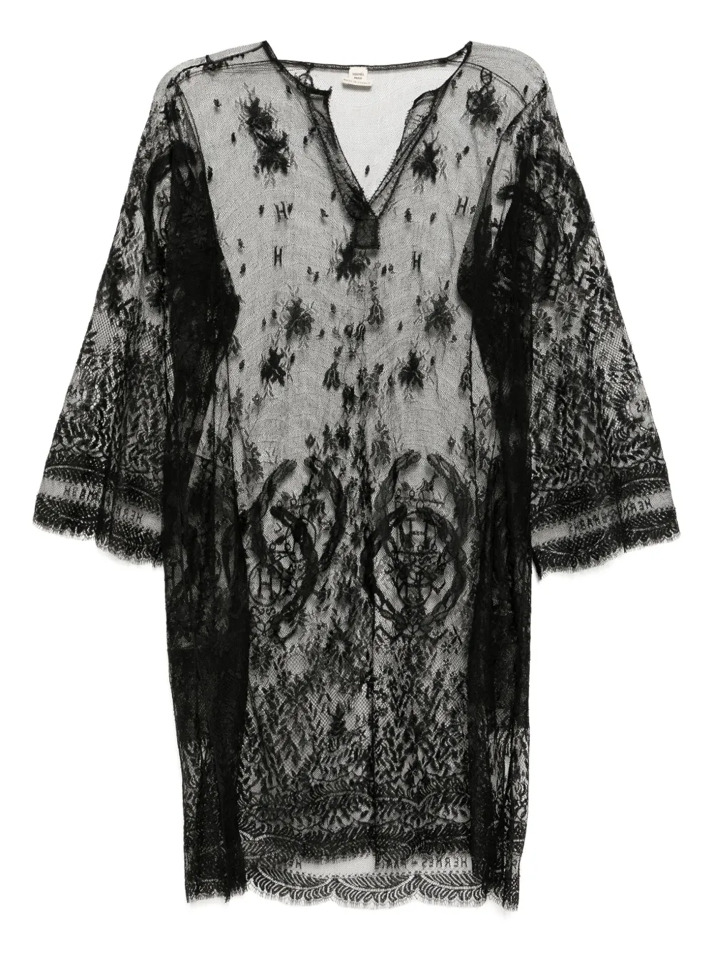 Hermès Pre-Owned lace dress | Black | Image 1