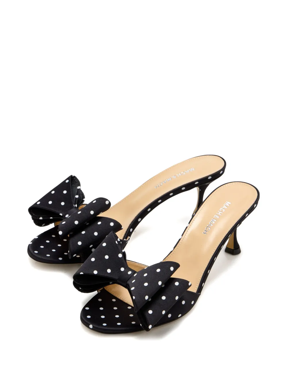 MACH & MACH 65mm Cadeau sandals Black