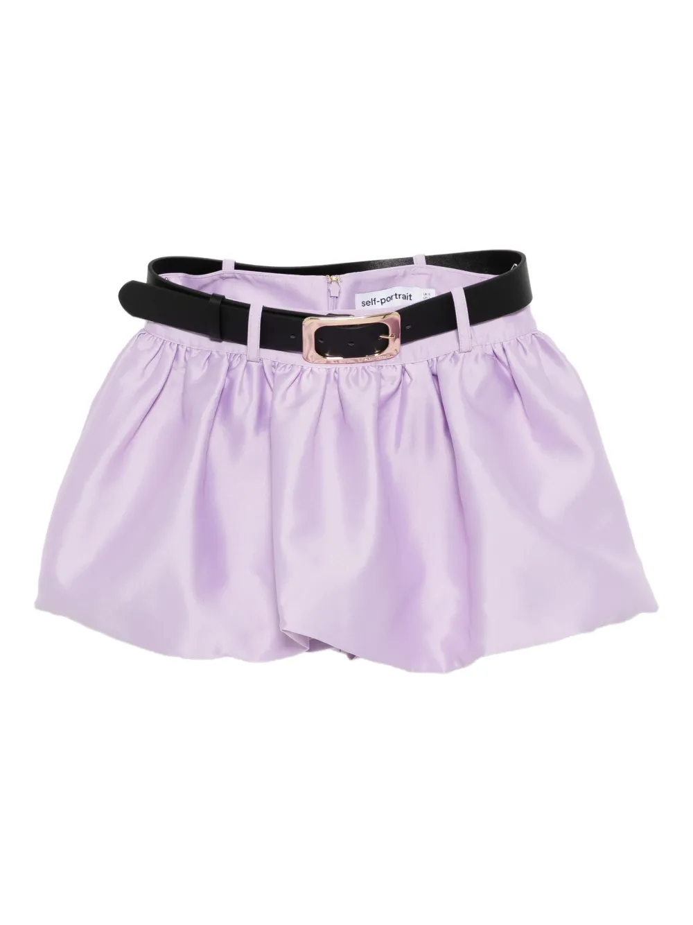 Self-Portrait taffeta skirt | Purple | Image 1