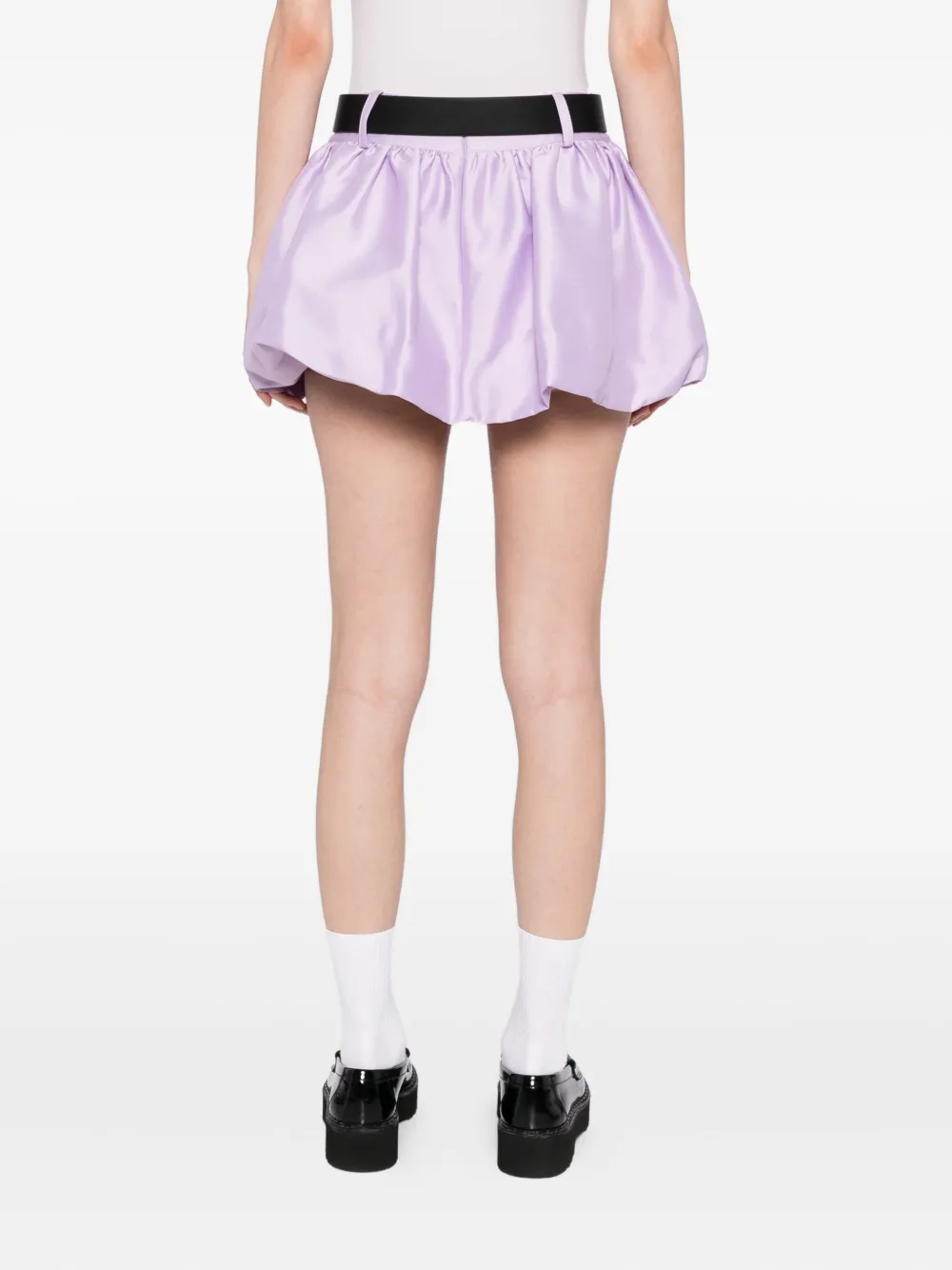 Self-Portrait Taffeta rok Paars