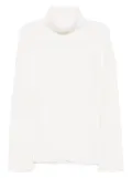 TOTEME turtleneck split-sleeve jumper - Neutrals