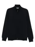 Canali zip-up cotton sweatshirt - Blue