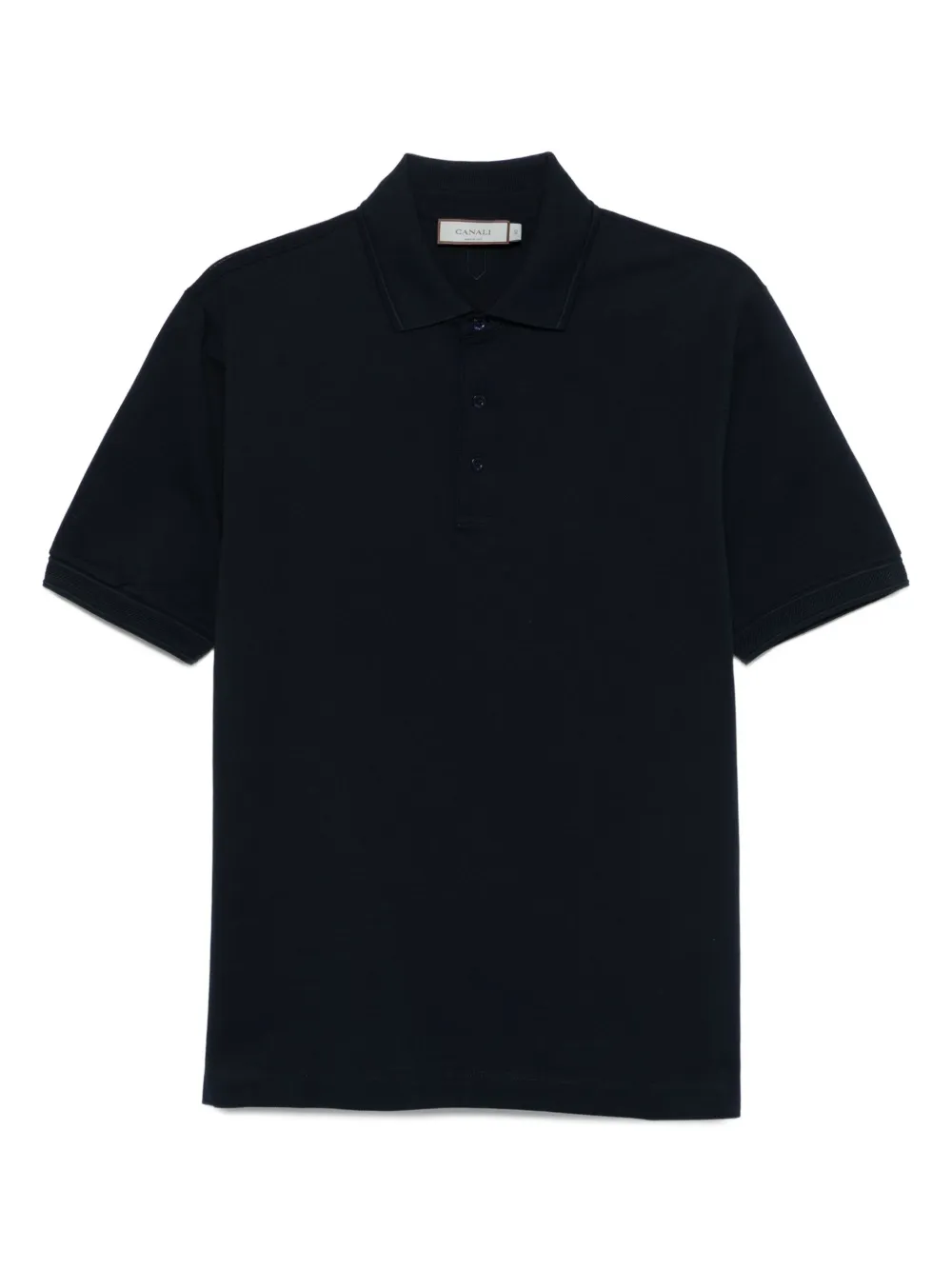 Canali Katoenen poloshirt Blauw