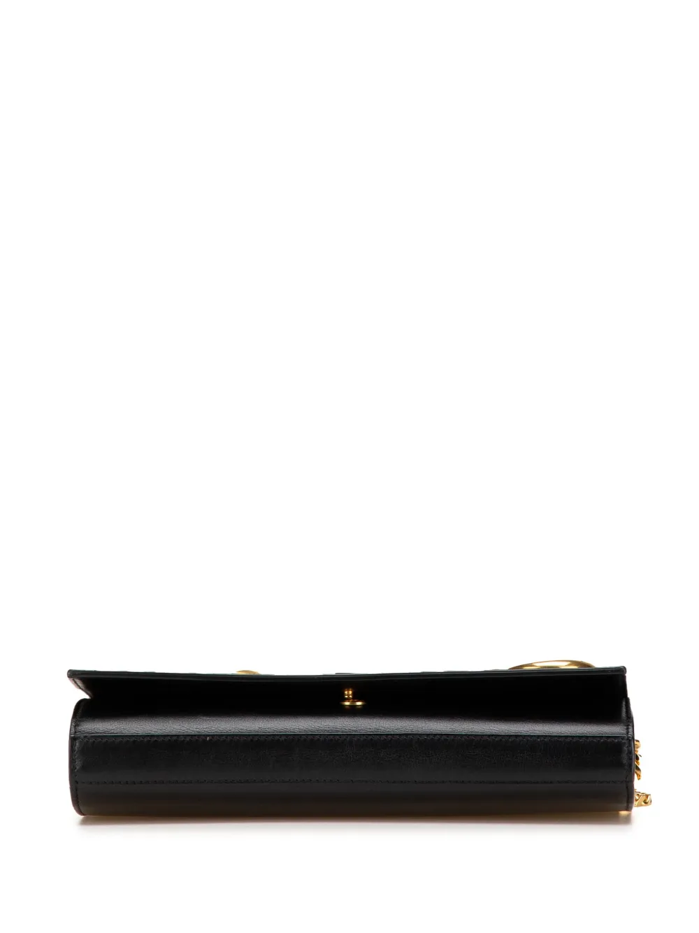 Pre-owned Saint Laurent 2000-2024 Leather Moon And Star Monogram Kate Wallet On Chain Crossbody Bag