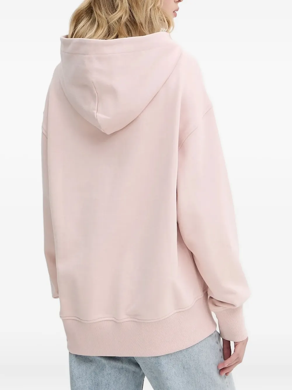BOSS logo-emed hoodie - Roze