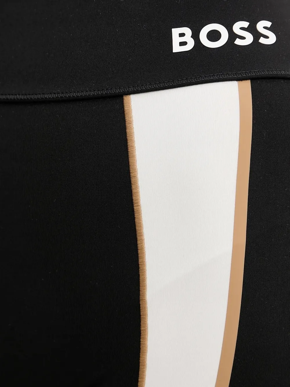 BOSS Legging met vlakken Zwart