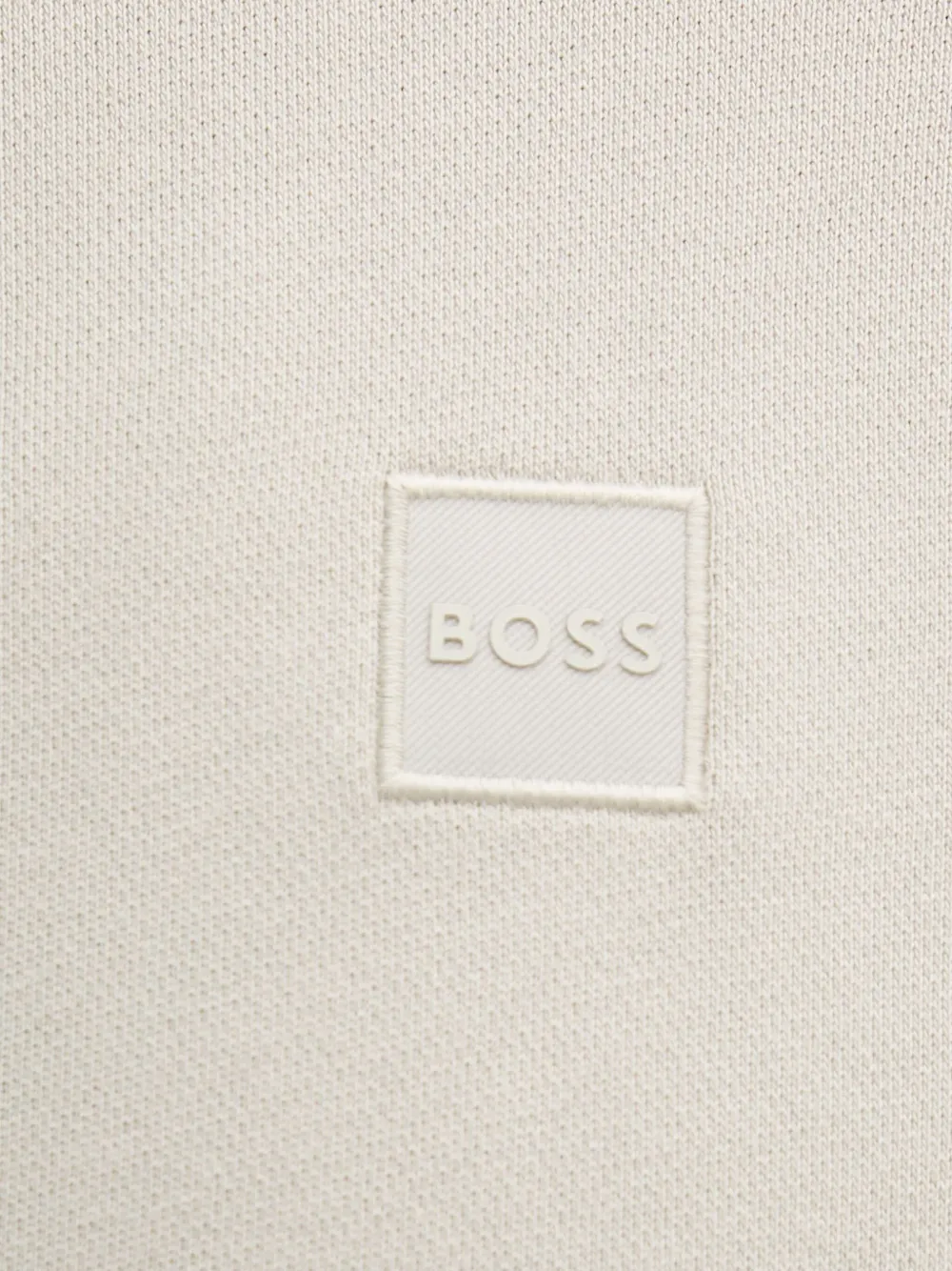 Hugo Boss Zip-up Sweatshirt In Neutral