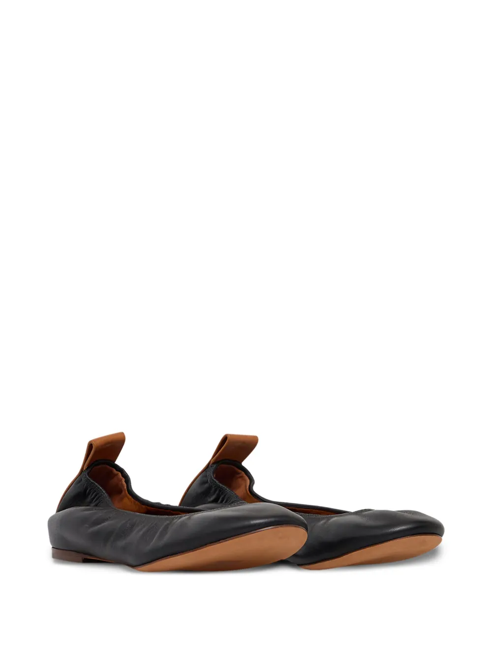 Lanvin leather ballet flats - Zwart