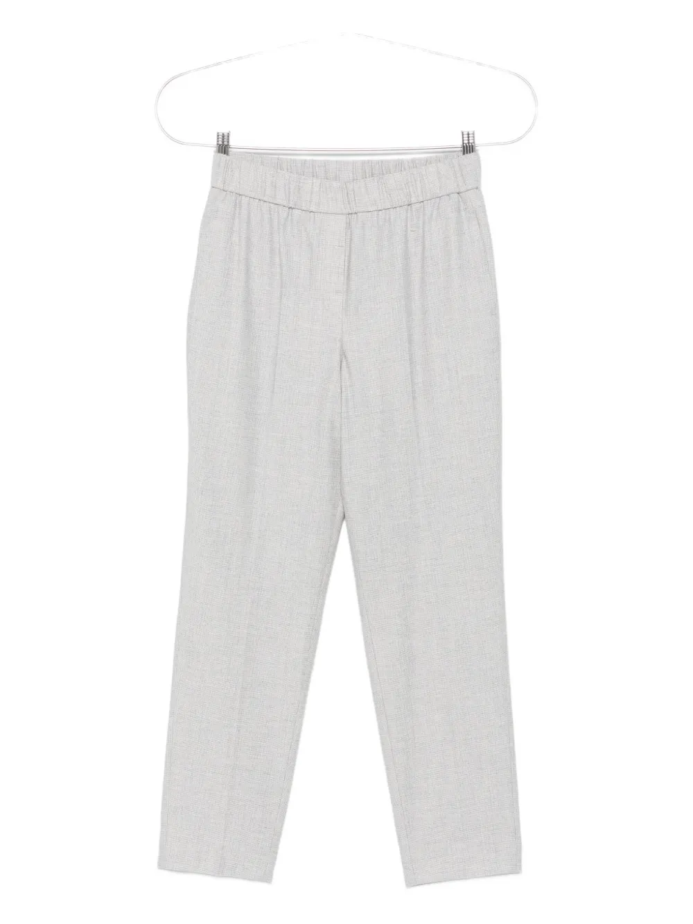 Peserico Cropped broek met elastische taille Grijs