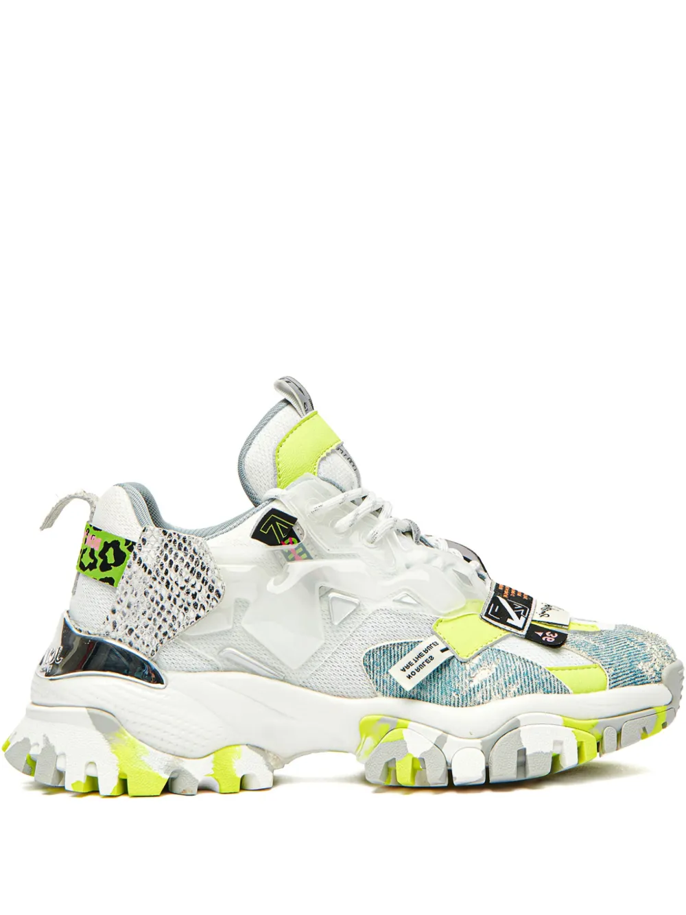 AMI Paris panelled sneakers White