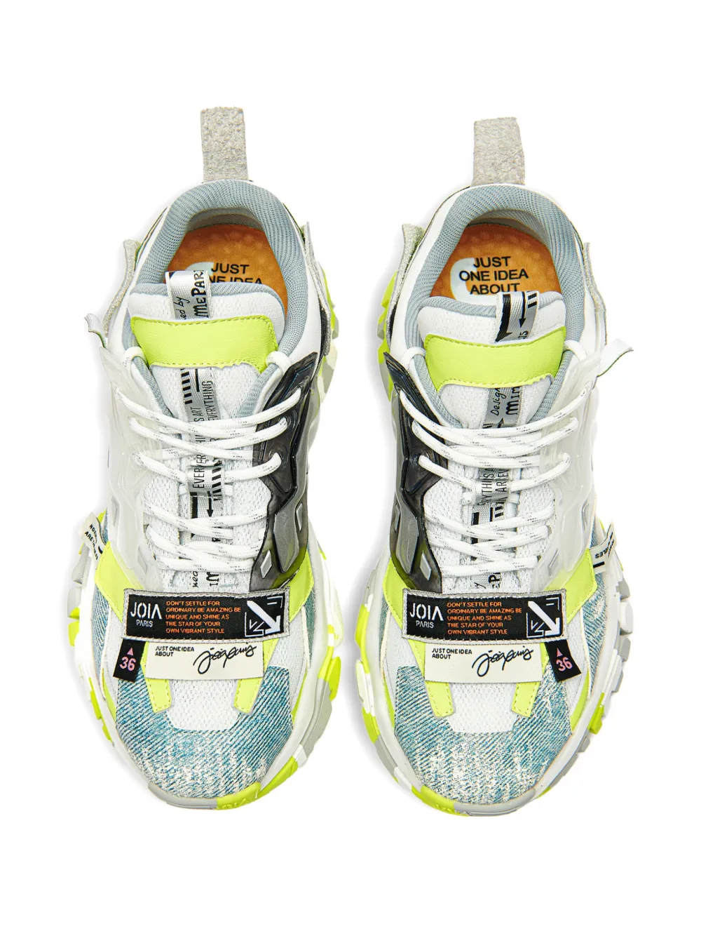 AMI Paris Sneakers met vlakken Wit
