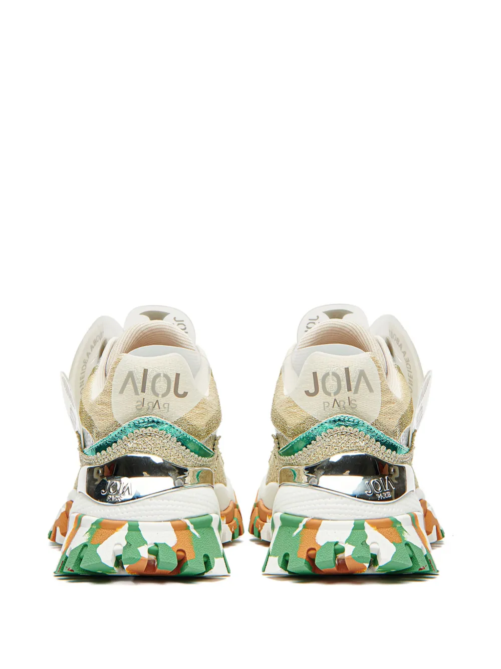 AMI Paris panelled sneakers Yellow