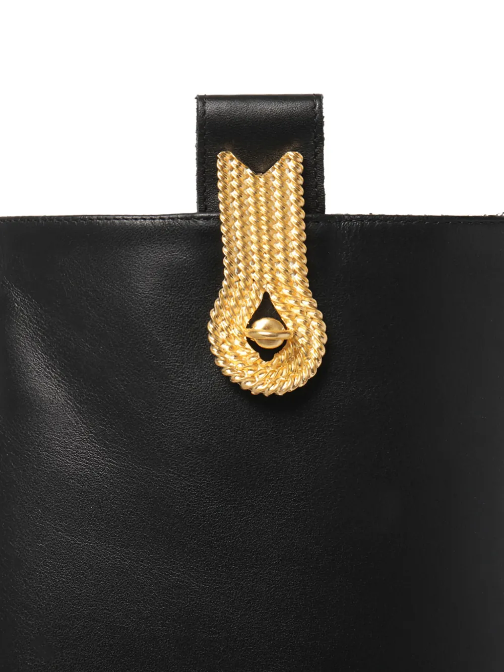 Amato Daniele Appliqué-detail Leather Boots In Black