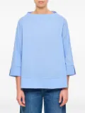 HIRA bell-sleeve blouse - Blue