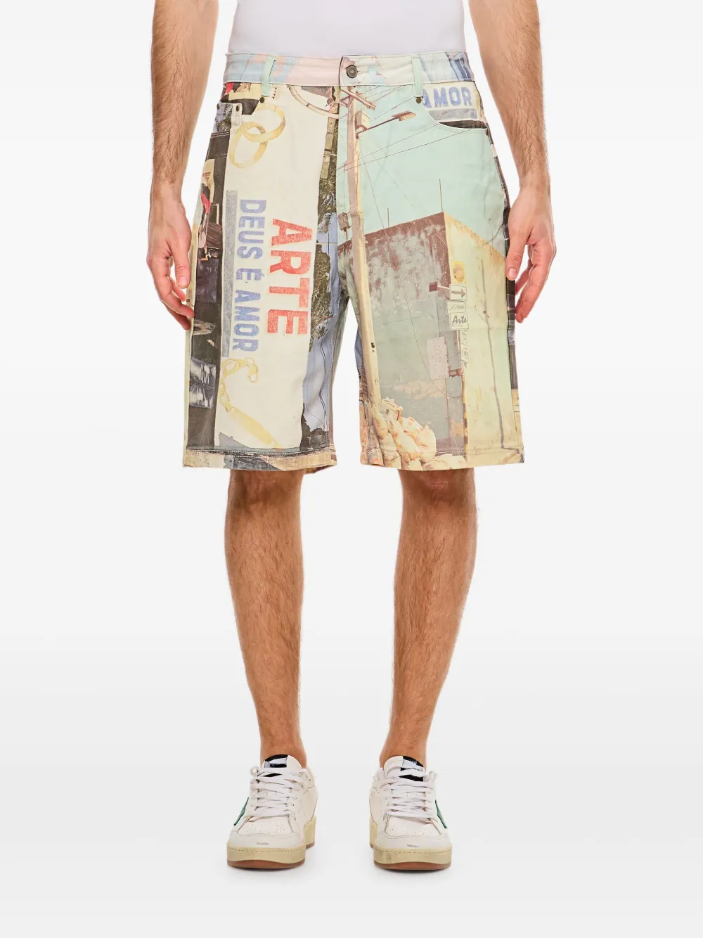Arte Antwerp graphic-print shorts | Neutrals | Image 1