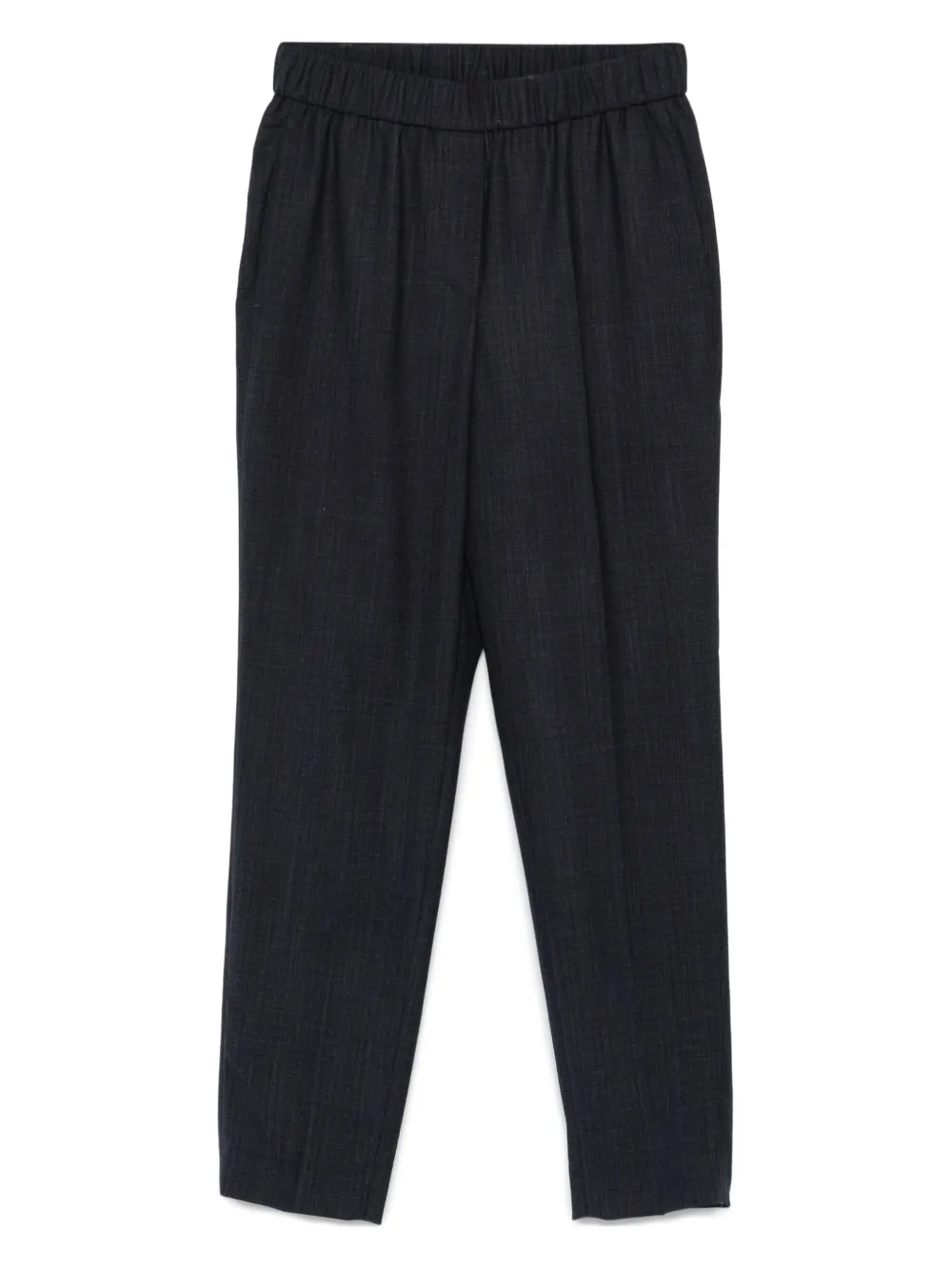 Peserico Broek met elastische taille Blauw