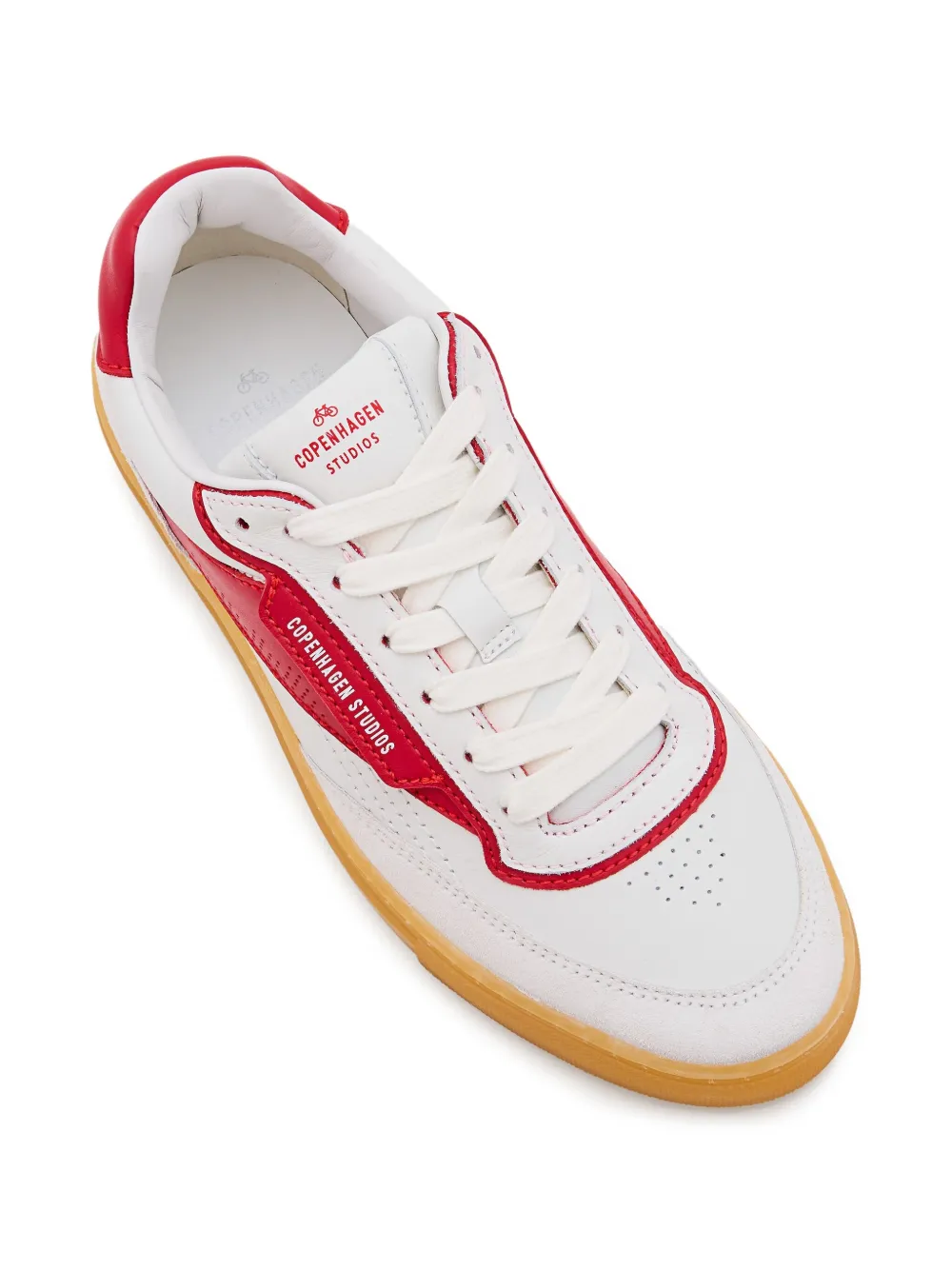 Copenhagen panelled low-top sneakers White