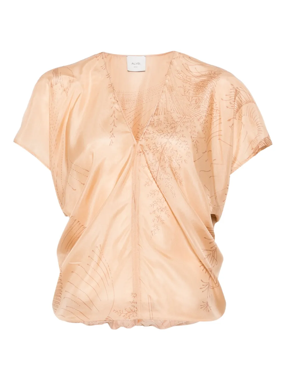 Alysi Bluse aus Seide | Nude | Image 1