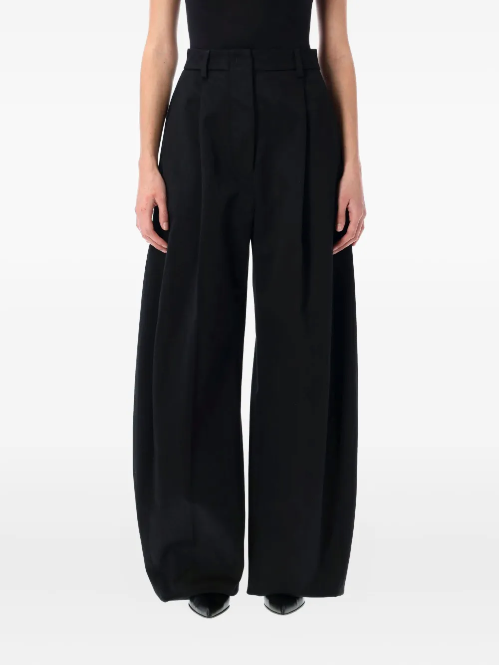 Billie pleated wide-leg trousers