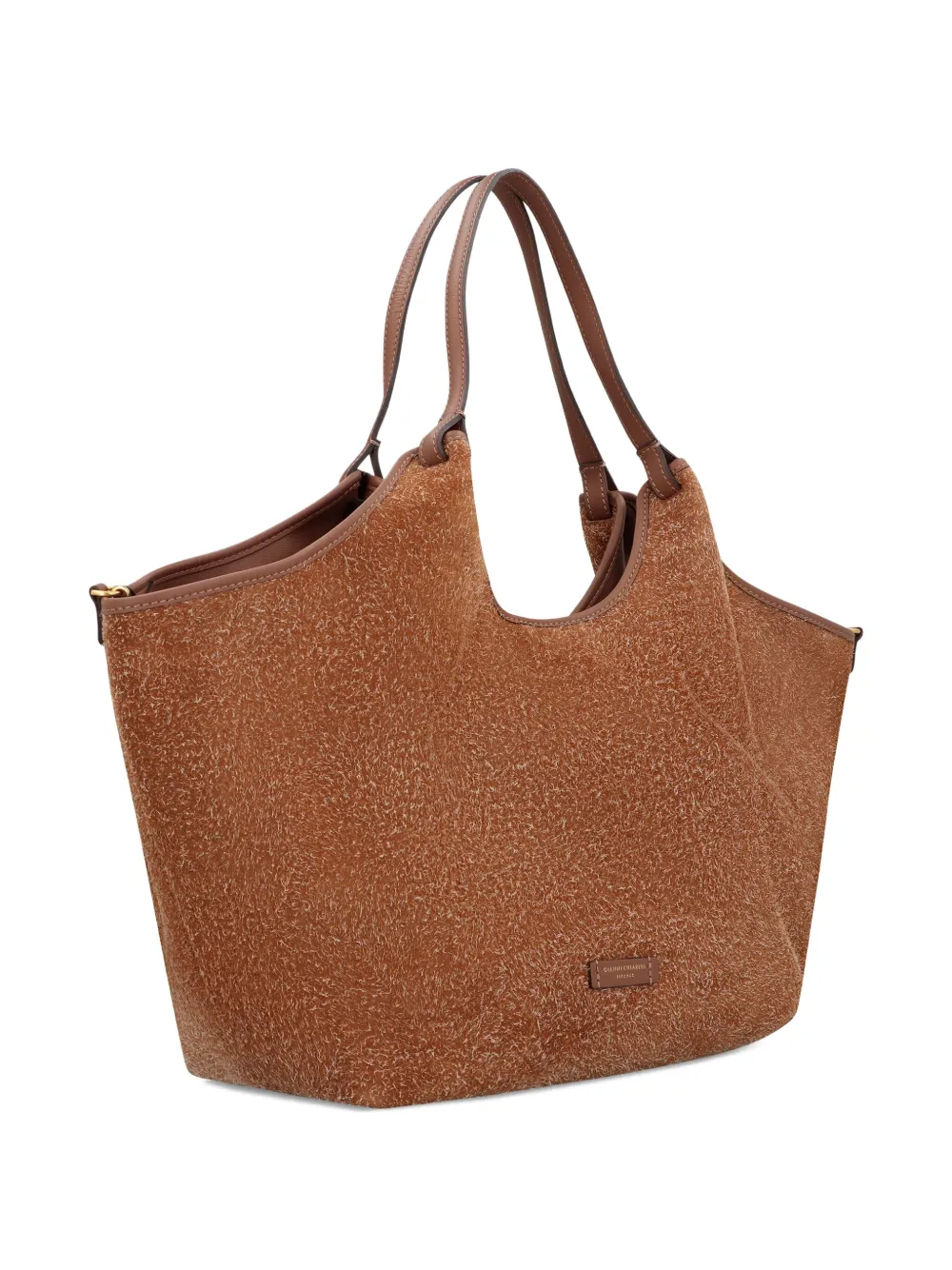GIANNI CHIARINI Suède shopper Bruin