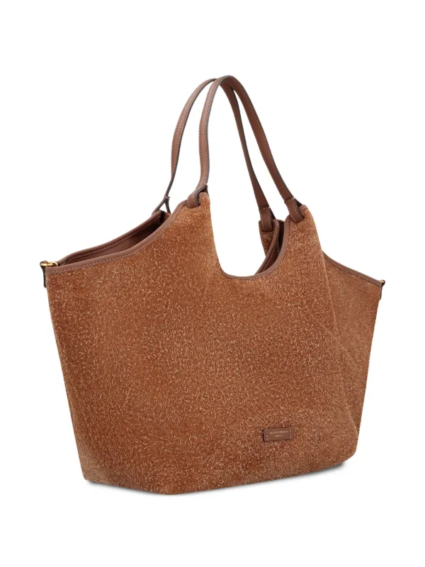 GIANNI CHIARINI ハンドバッグ スエード GIANNI CHIARINI スエード トートバッグ | ブラウン | FARFETCH JP