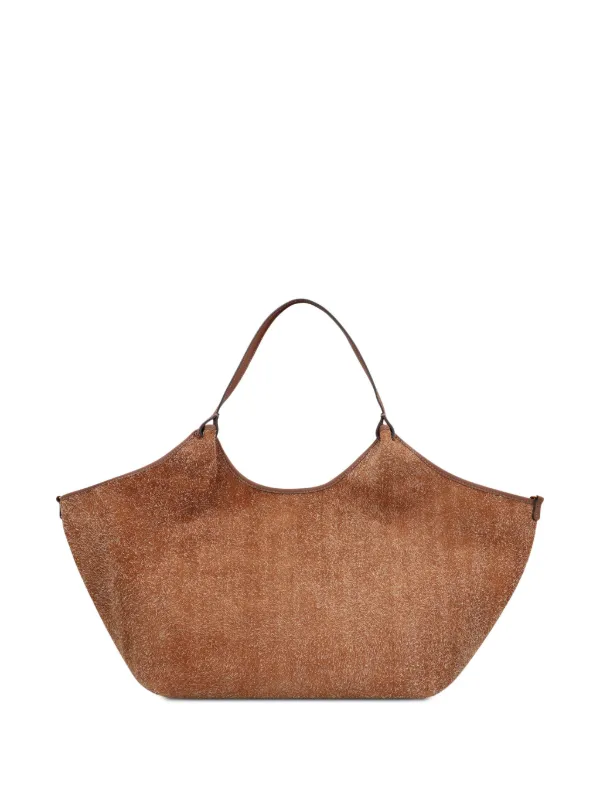 GIANNI CHIARINI ハンドバッグ スエード GIANNI CHIARINI スエード トートバッグ | ブラウン | FARFETCH JP