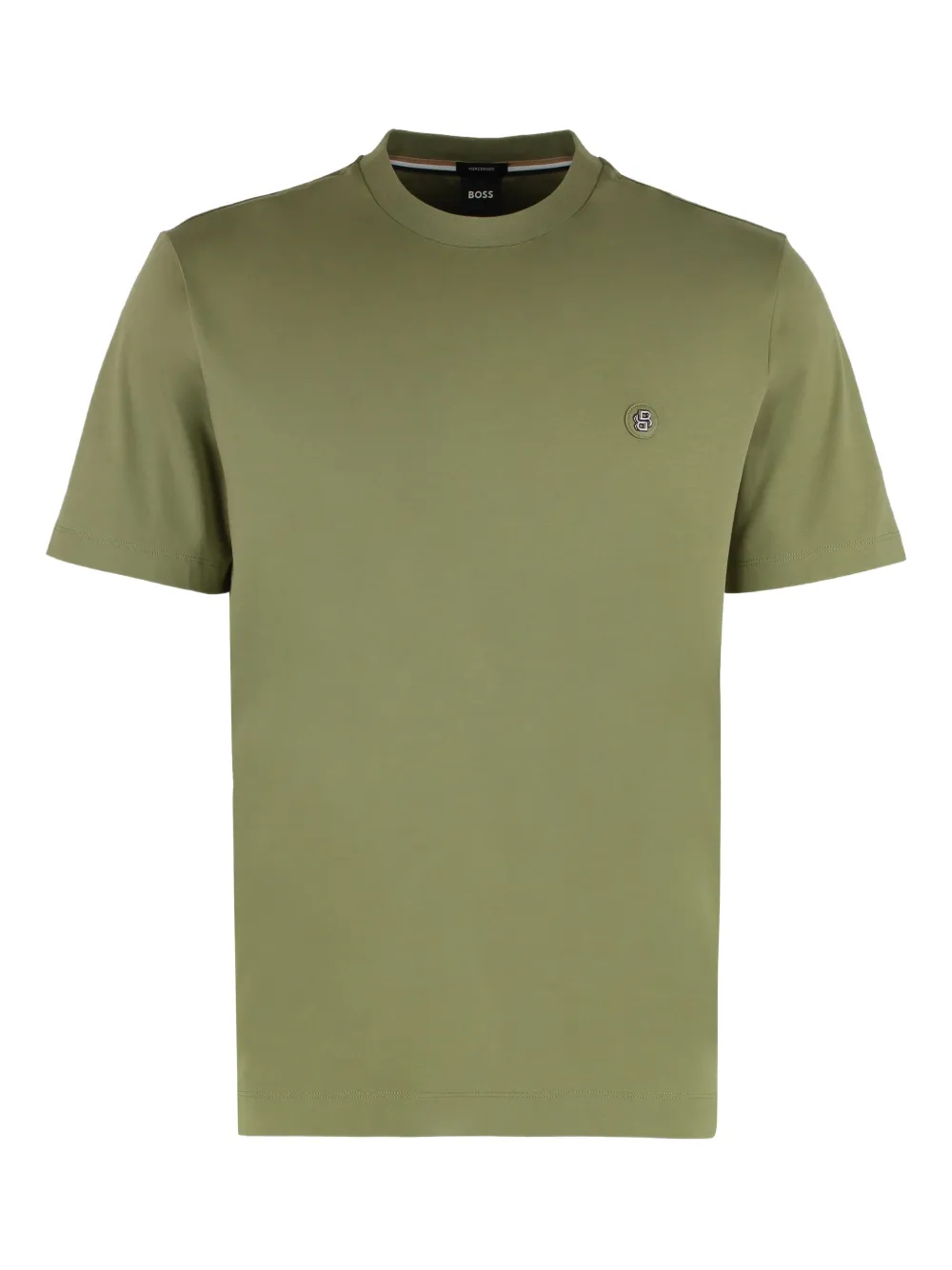 BOSS crew-neck logo T-shirt | Green | Image 1