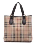 Burberry Pre-Owned 2000-2017 Haymarket Check Coated Canvas tote bag - Brown