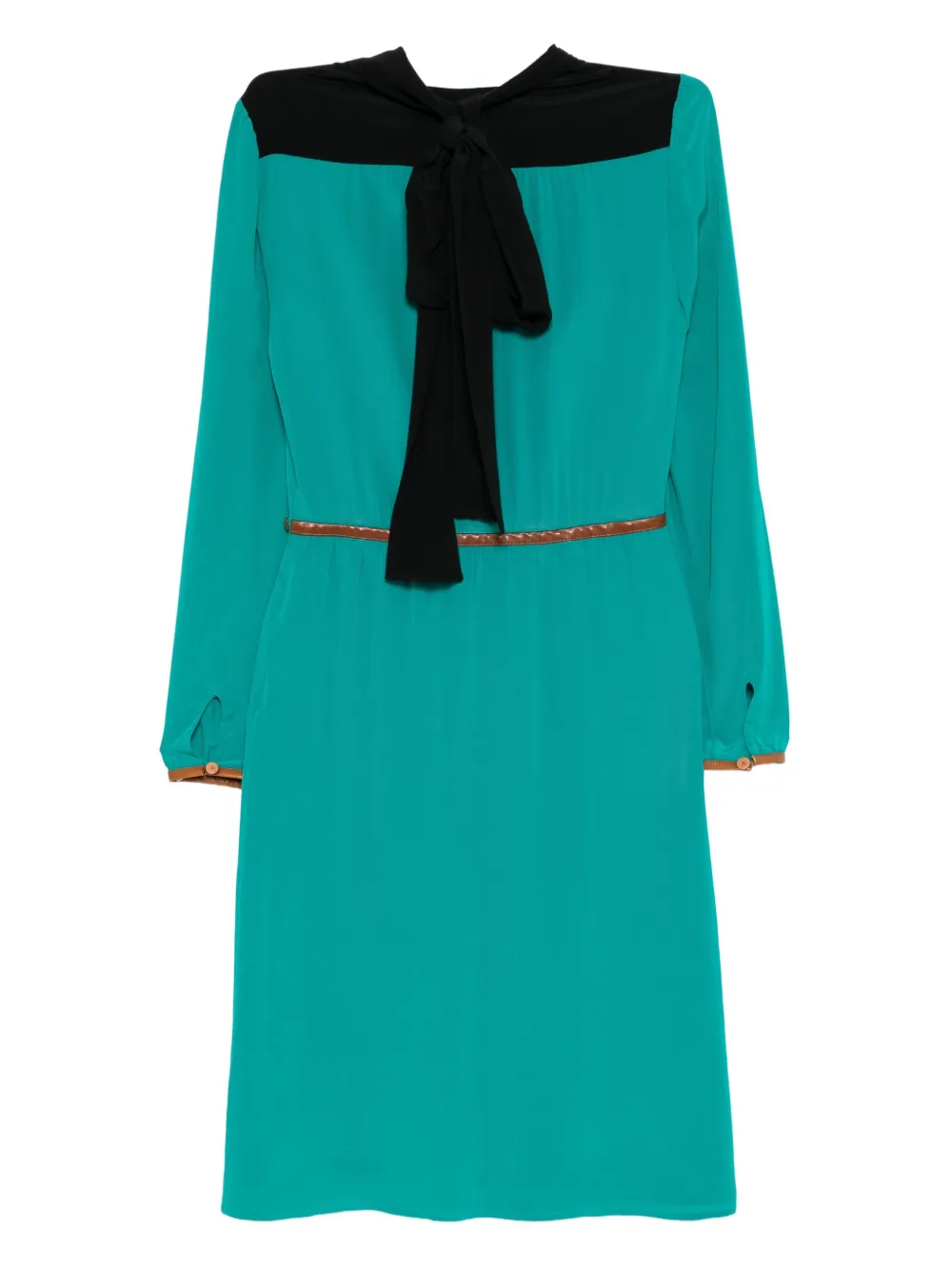 Prada Pre-Owned Jurk met V-hals - Groen