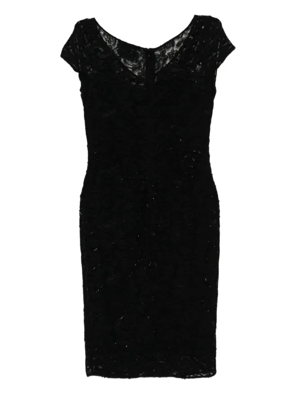 prada black lace dress Prada Black Lace Dress Runway Fall 2008