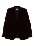 Saint Laurent Pre-Owned velvet blazer - Red