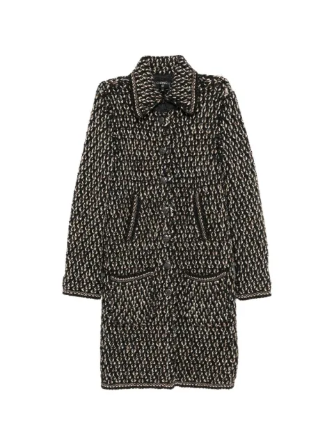 CHANEL Pre-Owned tweed coat