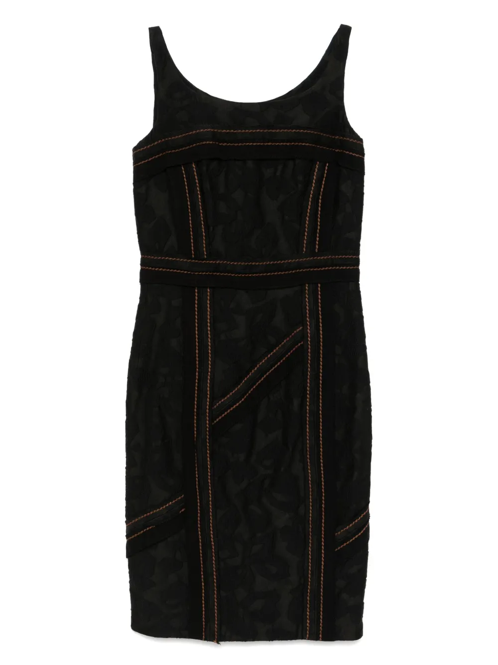 Prada Pre-Owned embroidered midi dress | negro | Image 1