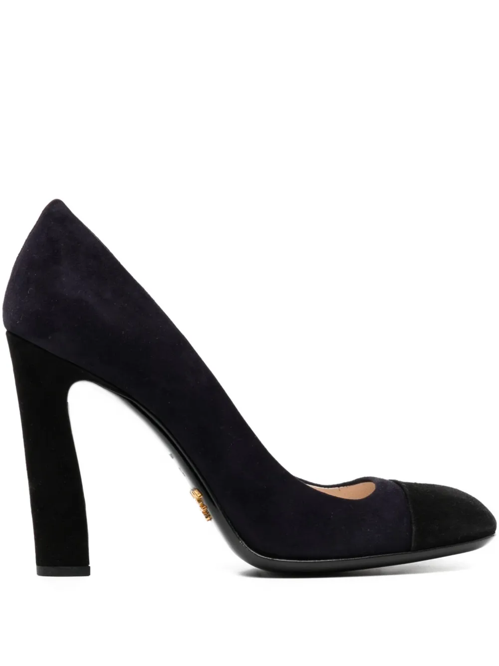Prada Pre-Owned 100mm square-toe pumps | Black | Image 1