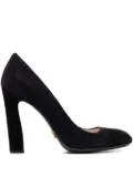 Prada Pre-Owned 100mm square-toe pumps - Black