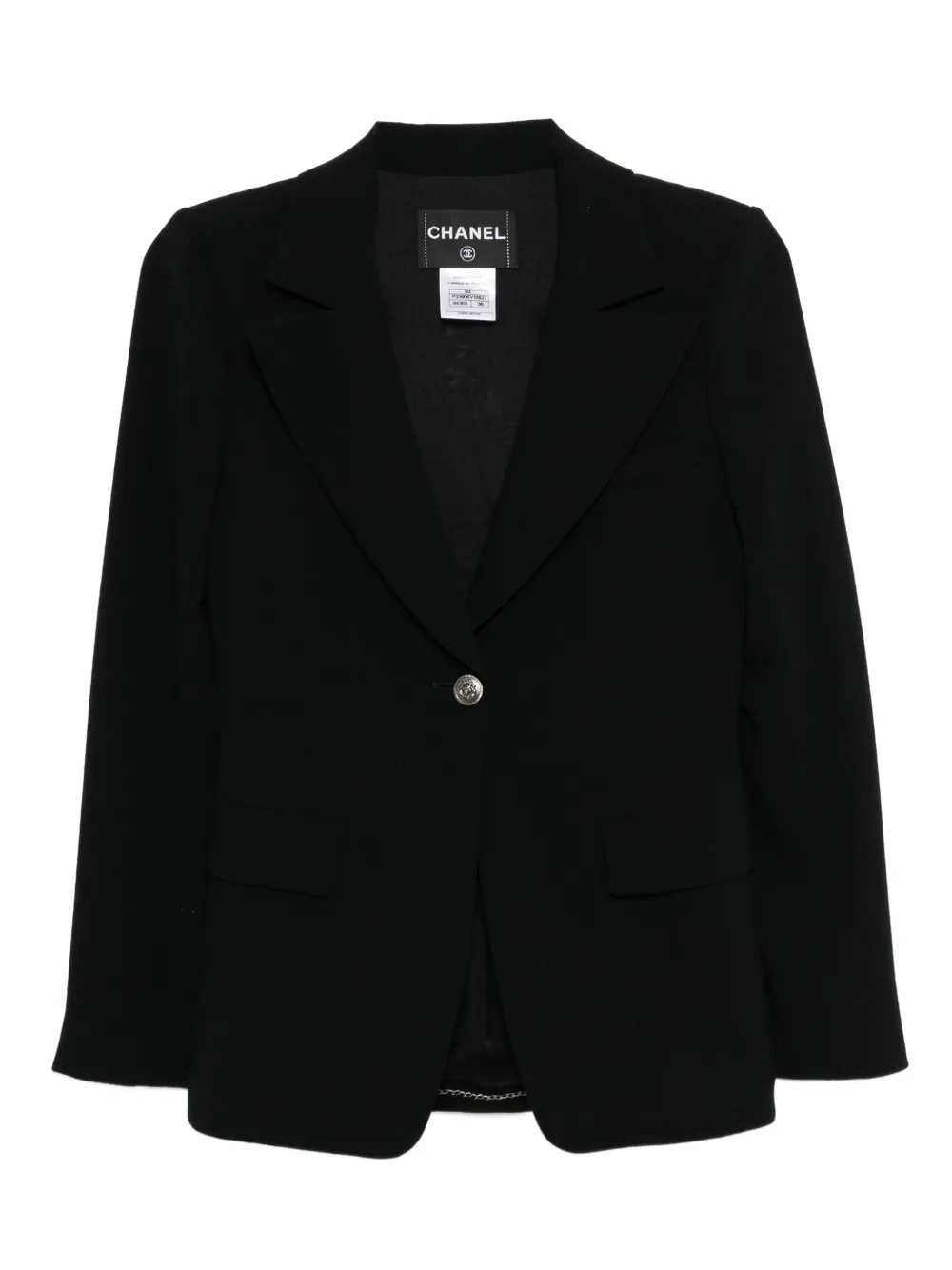 CHANEL Pre-Owned wool blazer | Black | Image 1