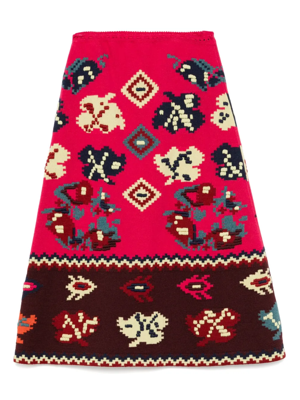Valentino Garavani Pre-Owned knitted maxi skirt | Image 2