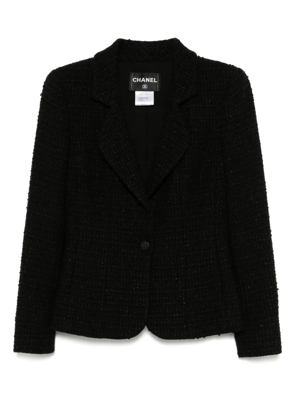 CHANEL Pre-Owned tweed jacket | Black | Image 1