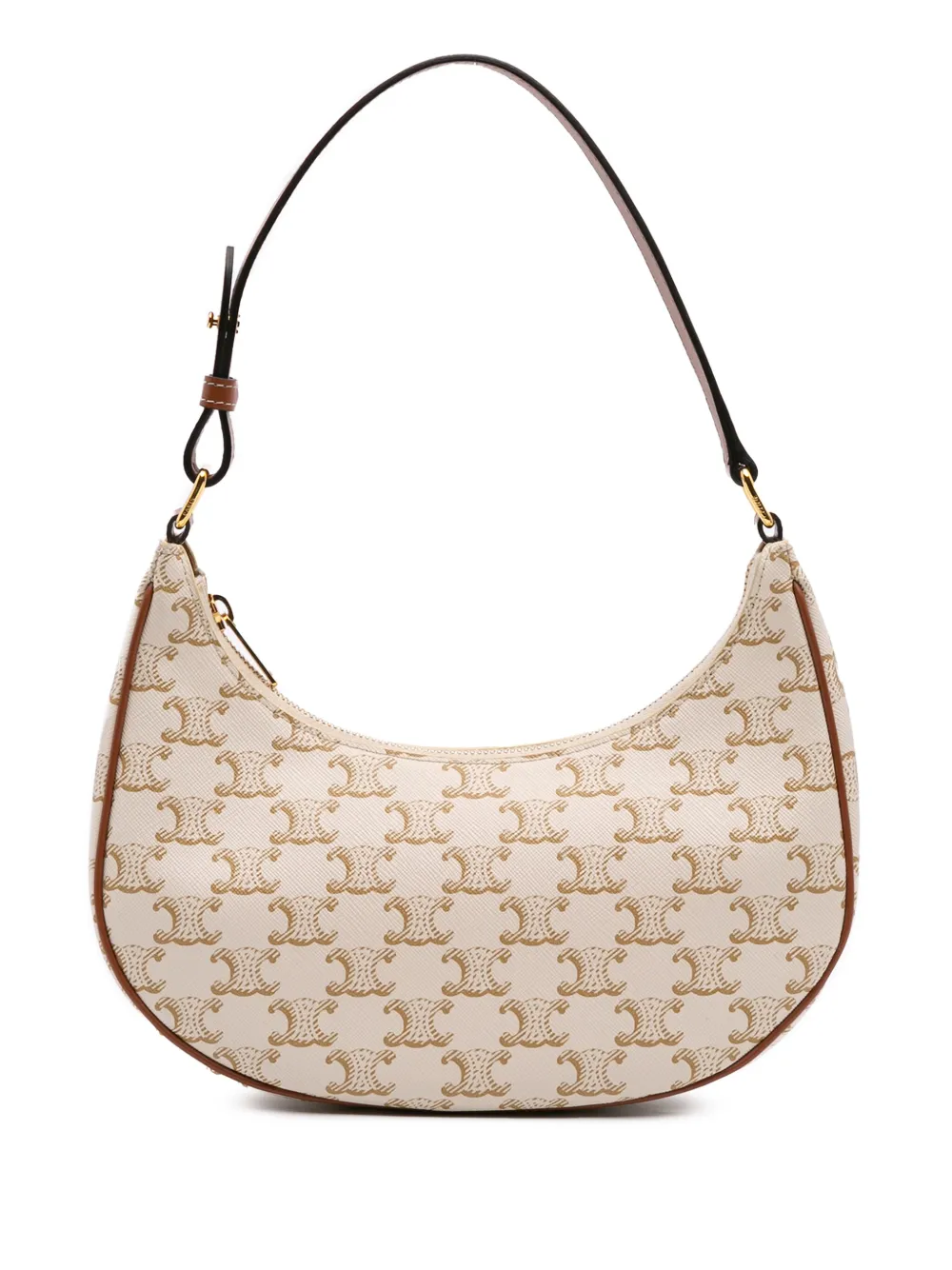 Céline Pre-Owned 2022 Triomphe Coated Canvas Ava shoulder bag | Brown | Image 1