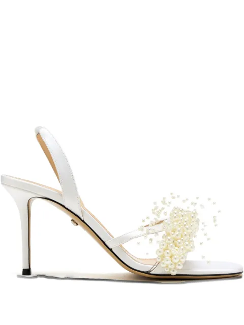 MACH & MACH 85mm Floating Pearl sandals