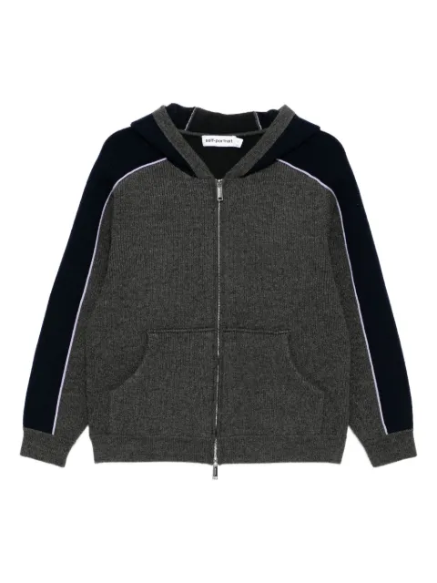 Self-Portrait  ribbed knit sweatshirt